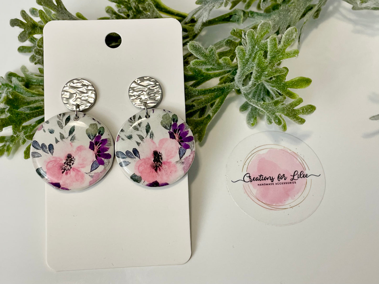 Clay Earrings - Floral Collection