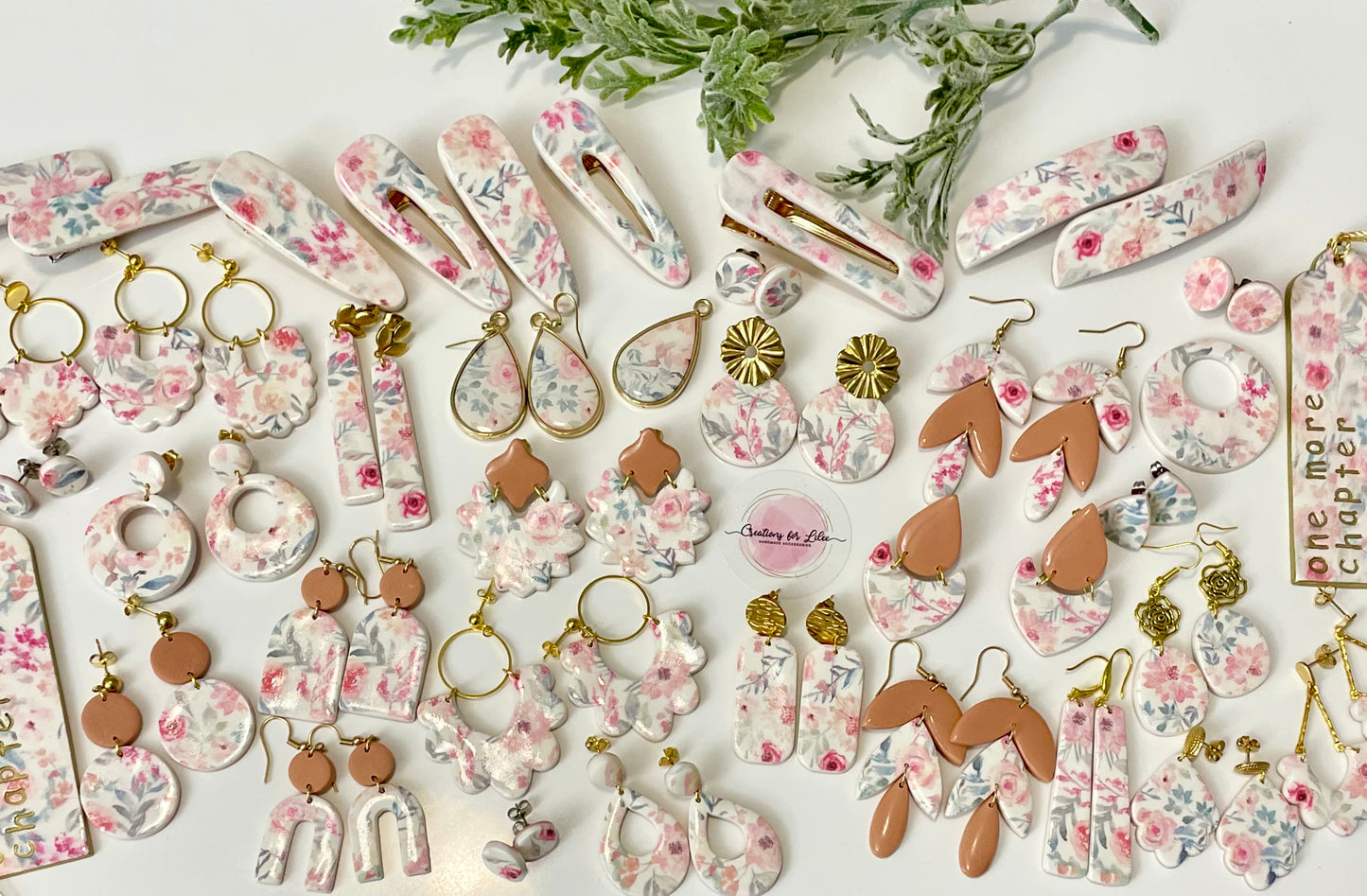 Clay Earrings - Floral Collection