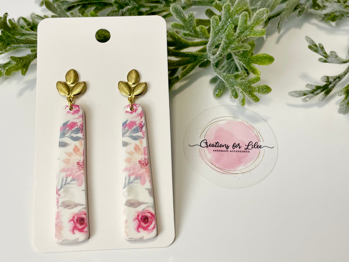 Clay Earrings - Floral Collection