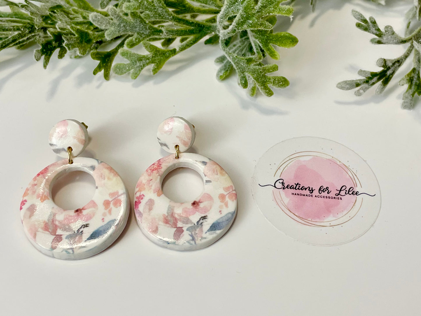 Clay Earrings - Floral Collection