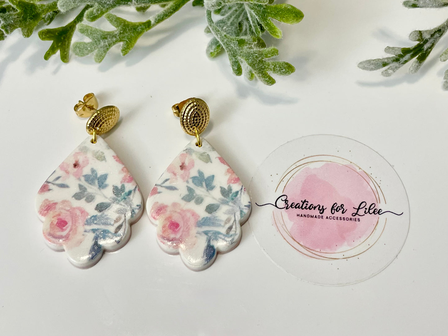 Clay Earrings - Floral Collection
