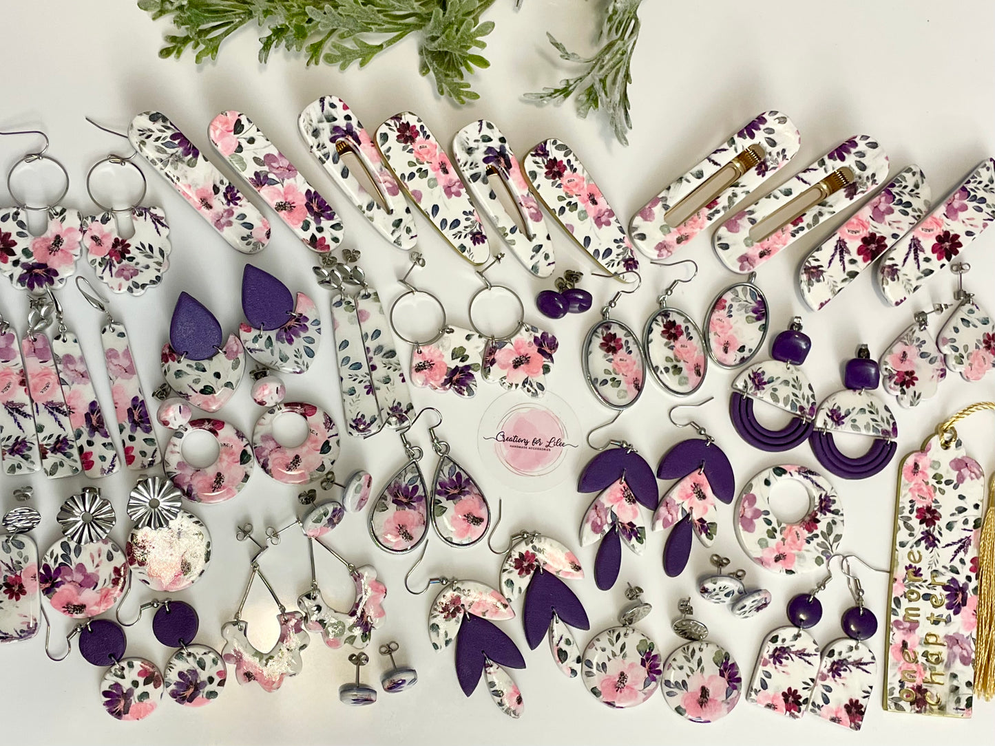 Clay Earrings - Floral Collection
