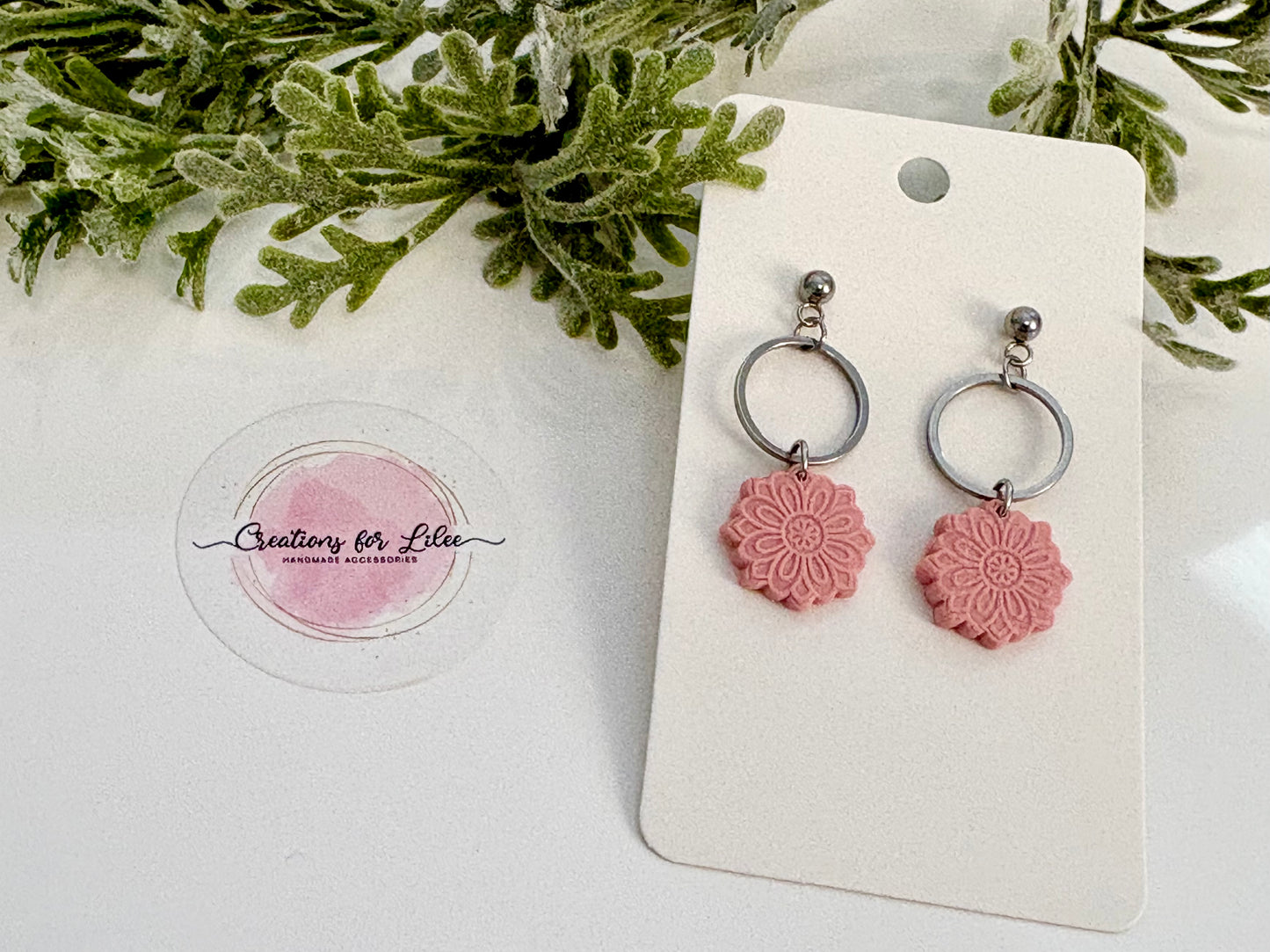 Clay Earrings - Pastel Mandala Collection