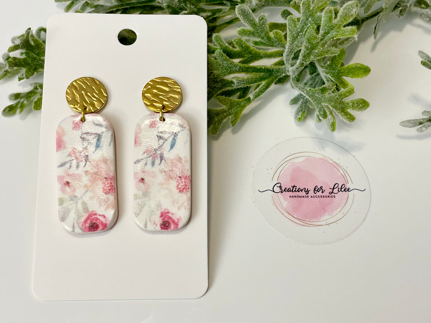 Clay Earrings - Floral Collection