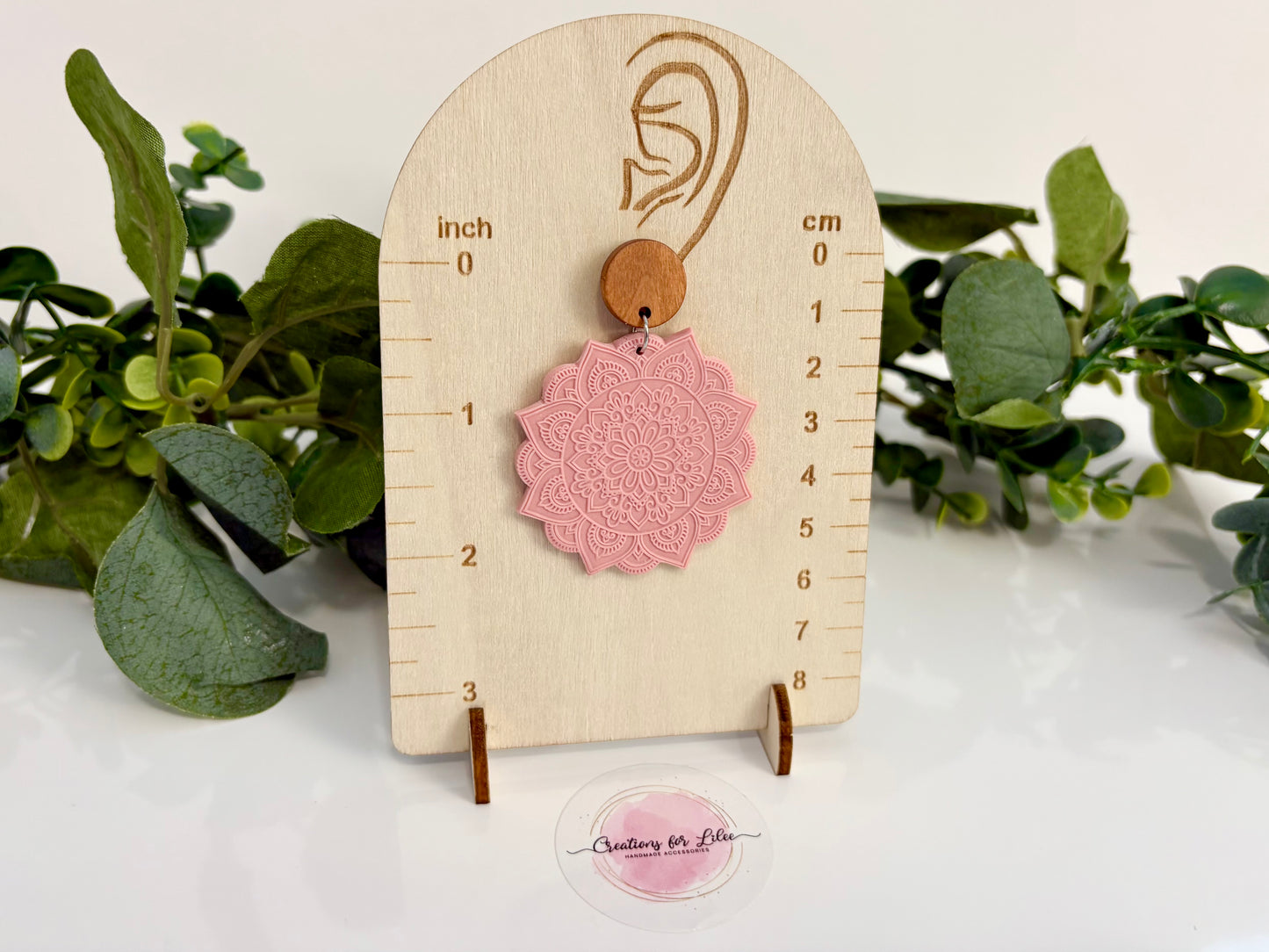 Clay Earrings - Pastel Mandala Collection