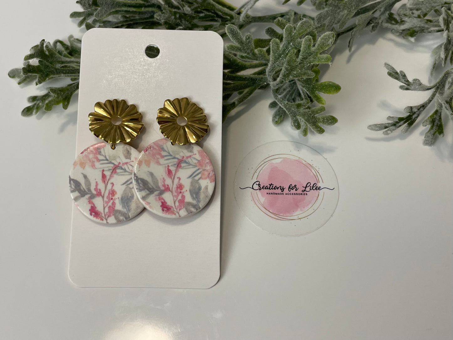 Clay Earrings - Floral Collection