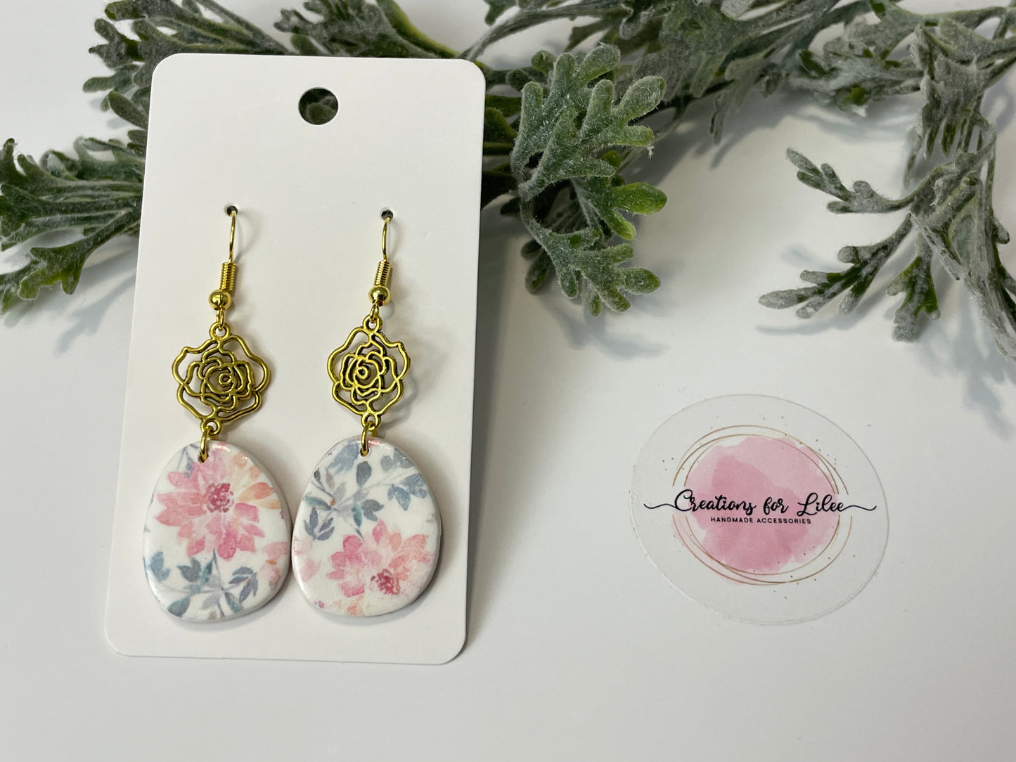 Clay Earrings - Floral Collection