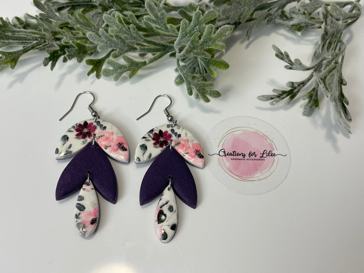 Clay Earrings - Floral Collection