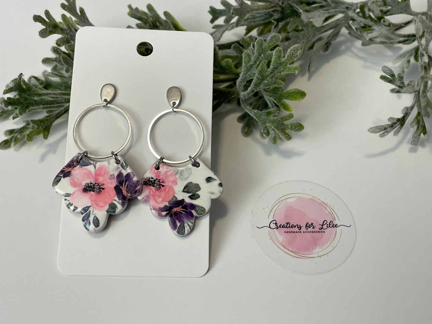 Clay Earrings - Floral Collection