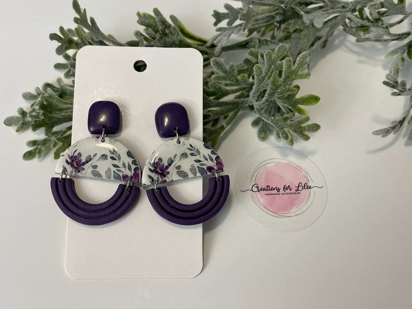 Clay Earrings - Floral Collection