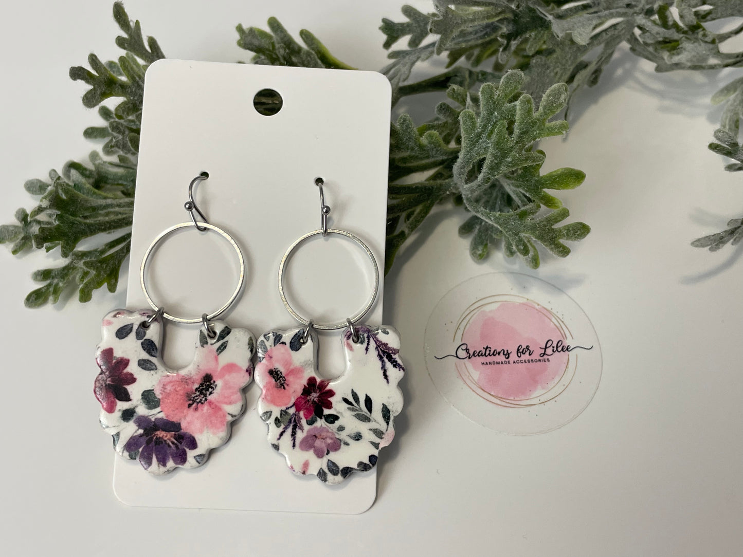 Clay Earrings - Floral Collection