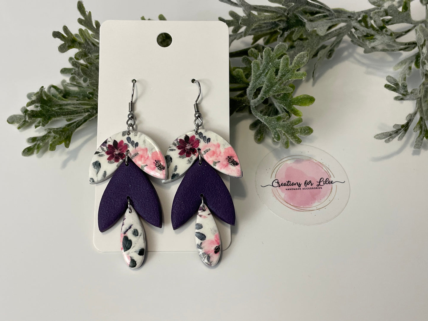 Clay Earrings - Floral Collection