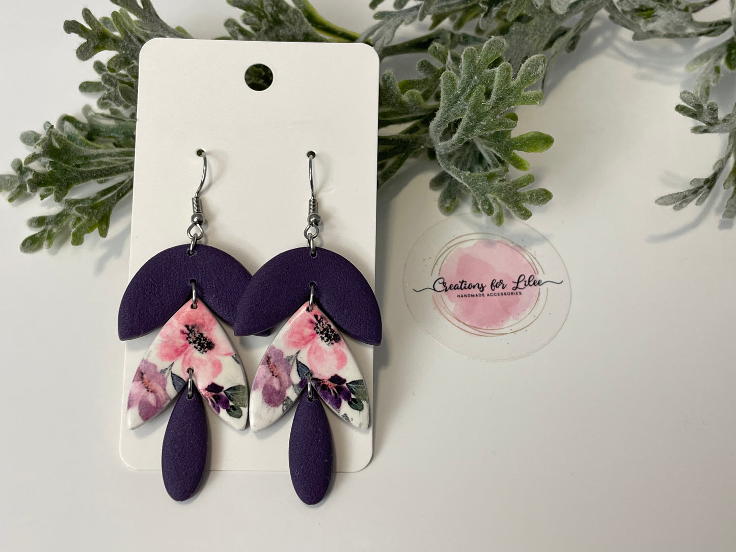 Clay Earrings - Floral Collection