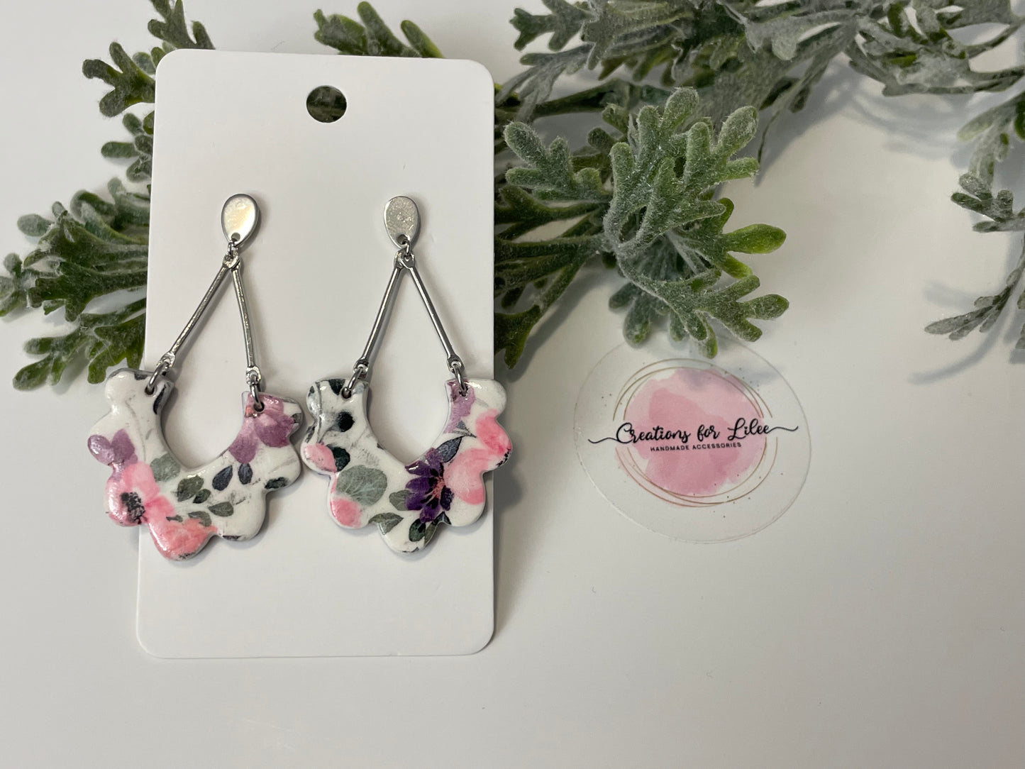 Clay Earrings - Floral Collection
