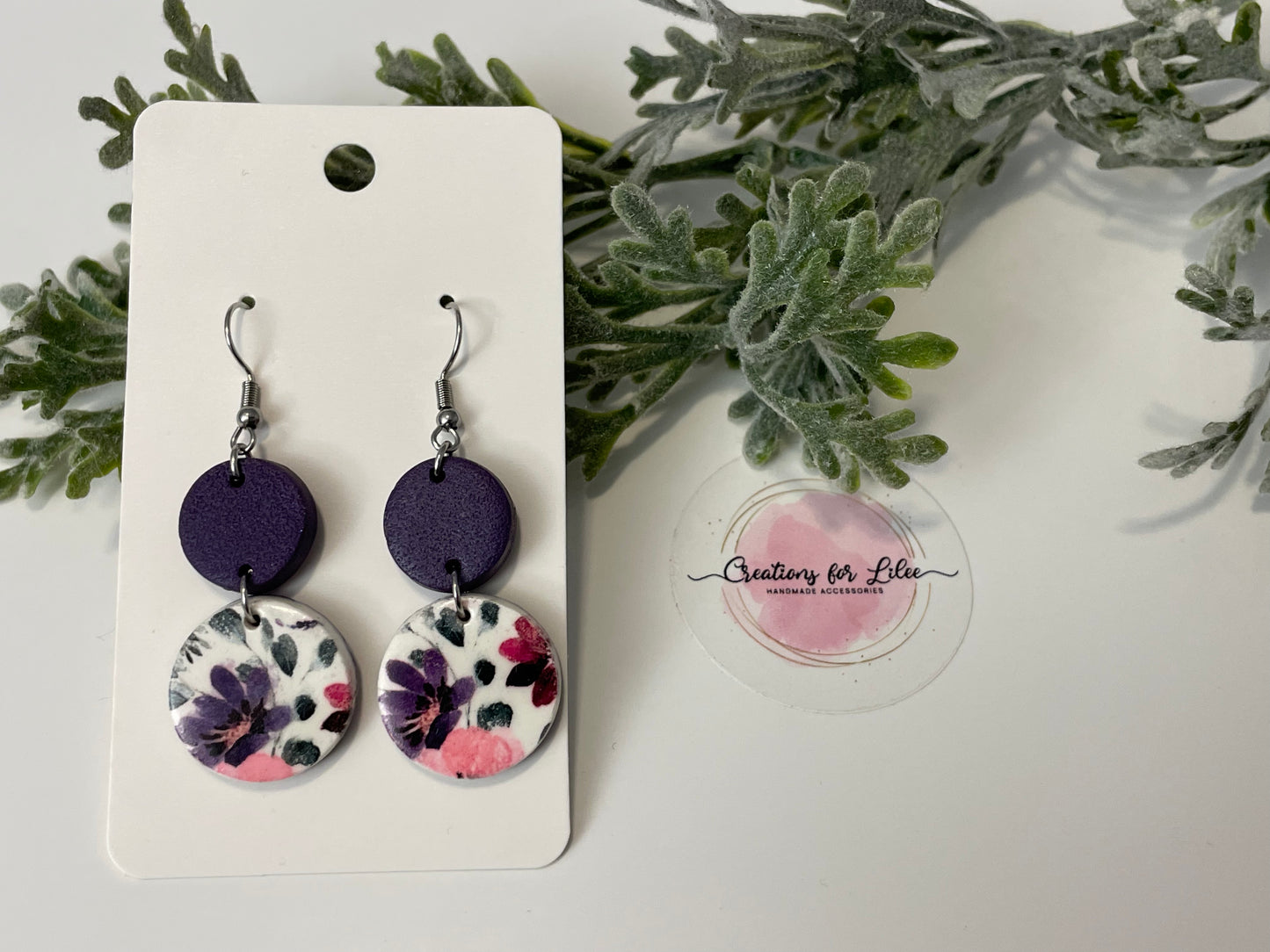 Clay Earrings - Floral Collection