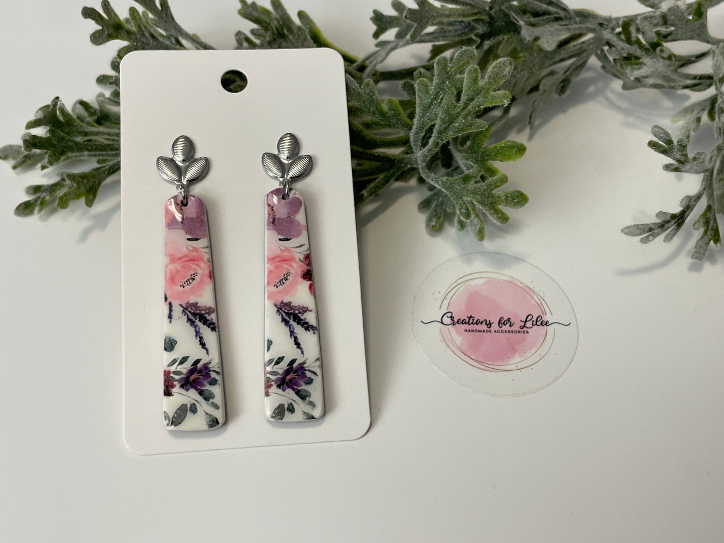 Clay Earrings - Floral Collection