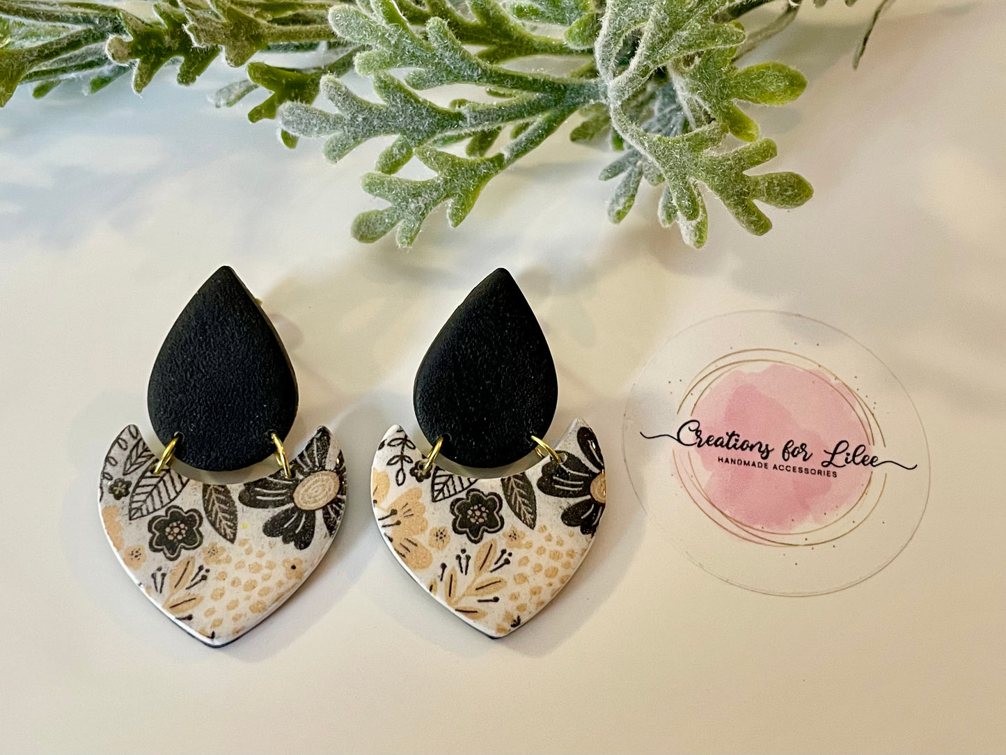 Clay Earrings - Floral Collection