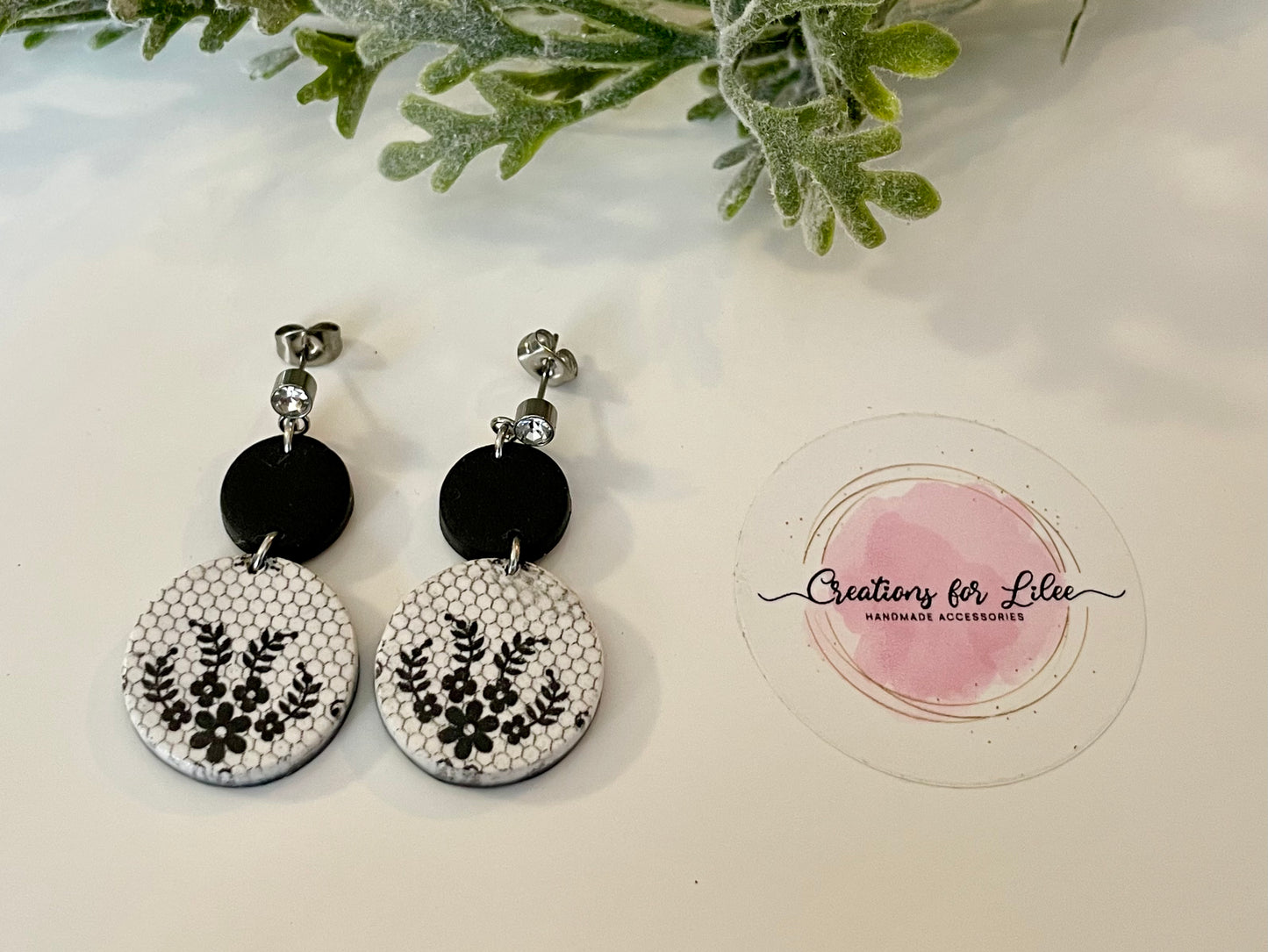 Clay Earrings - Floral Collection