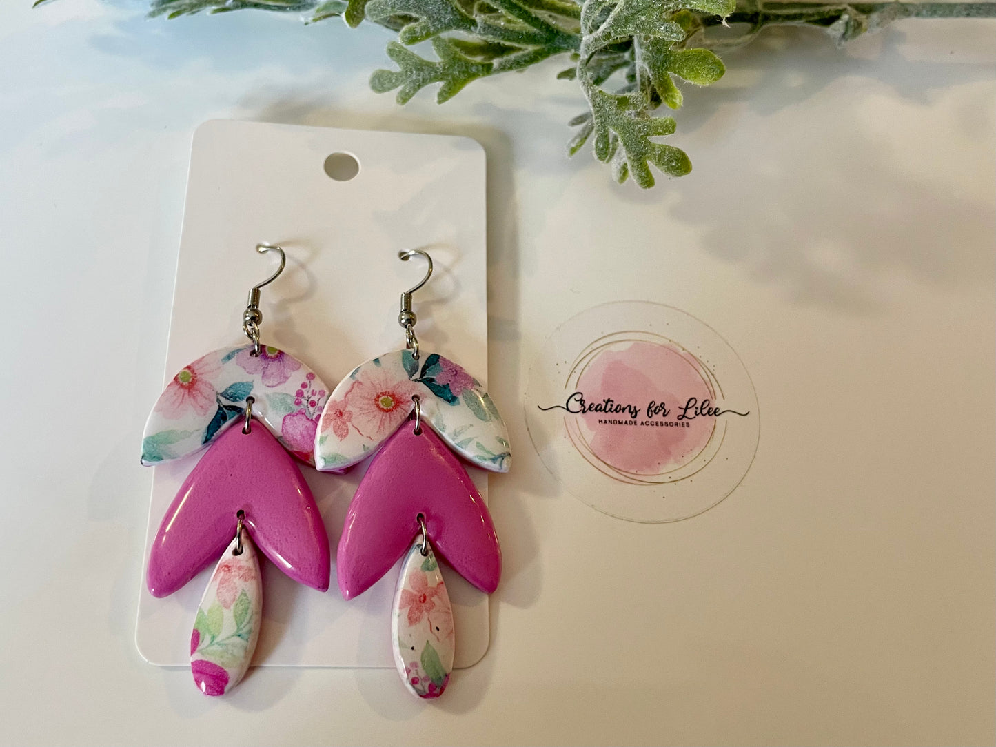 Clay Earrings - Floral Collection