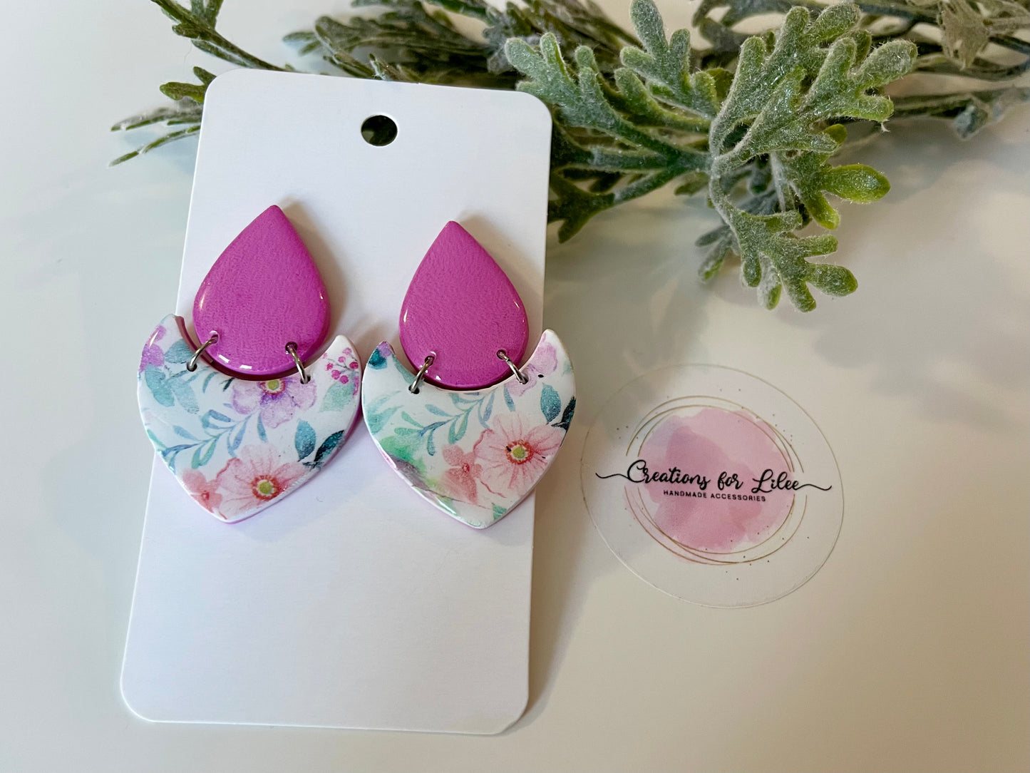 Clay Earrings - Floral Collection
