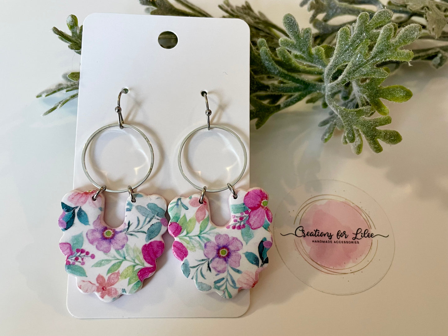 Clay Earrings - Floral Collection