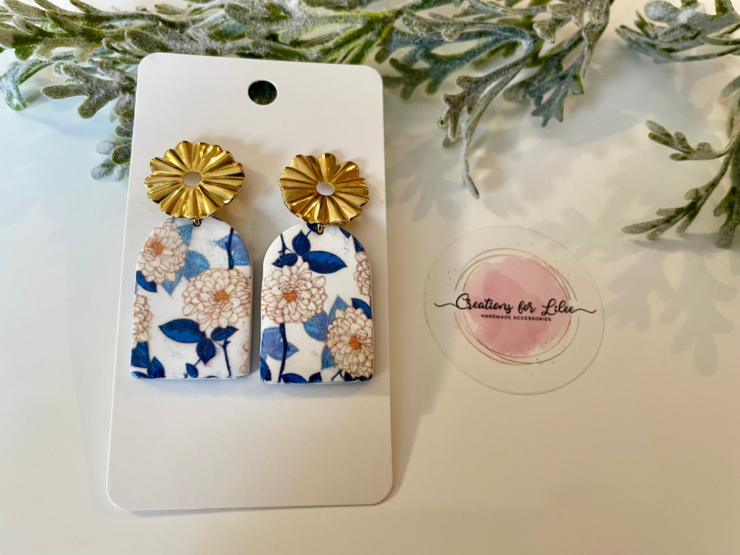 Clay Earrings - Floral Collection
