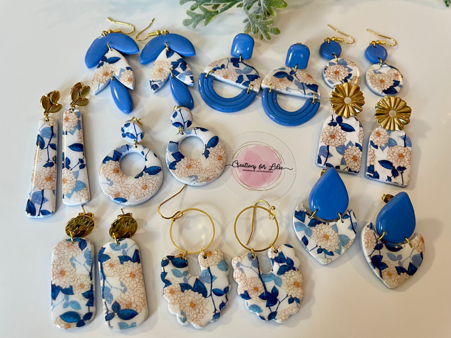 Clay Earrings - Floral Collection