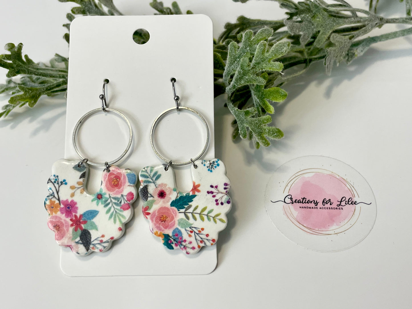 Clay Earrings - Floral Collection