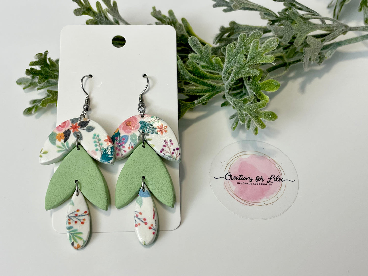 Clay Earrings - Floral Collection