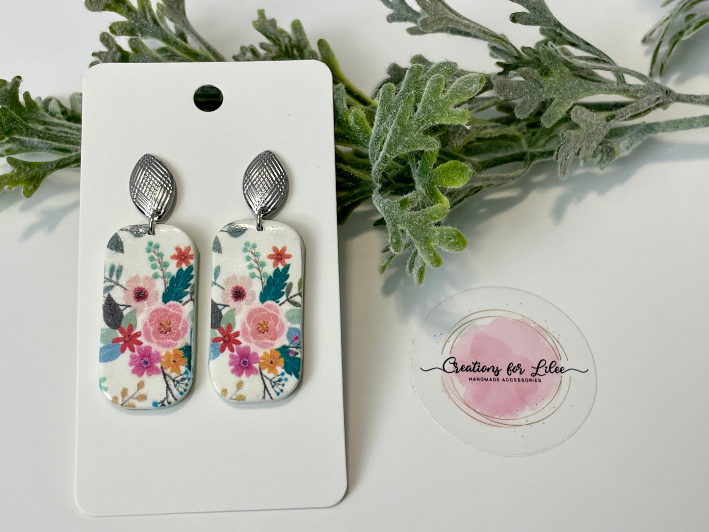 Clay Earrings - Floral Collection