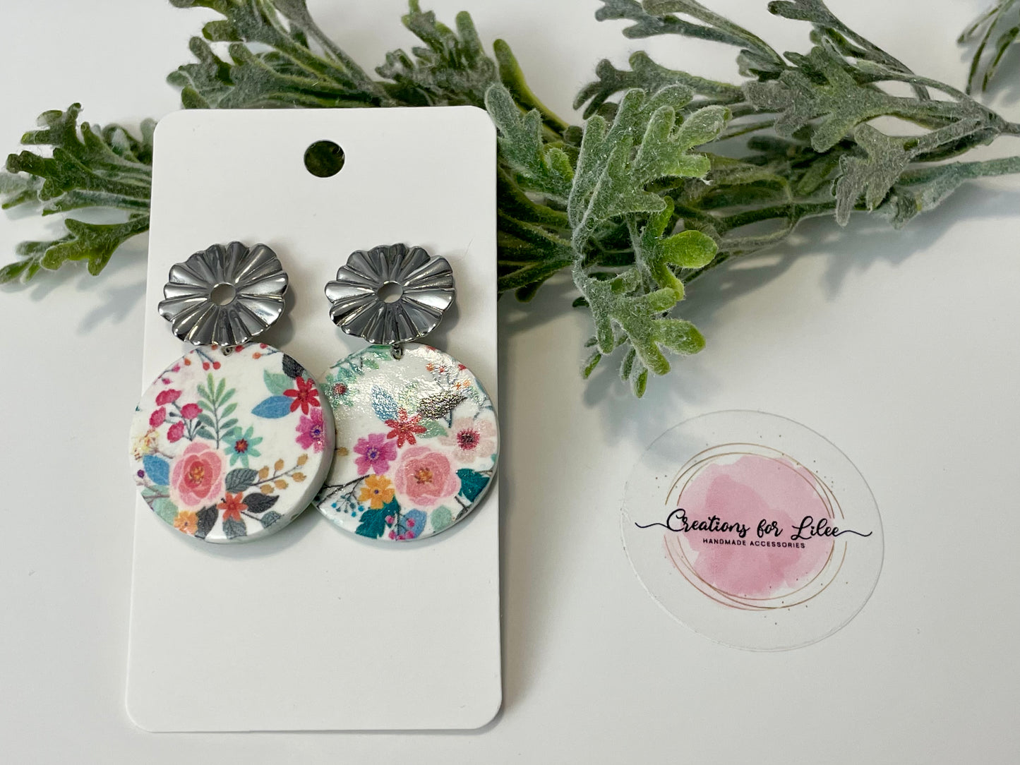 Clay Earrings - Floral Collection
