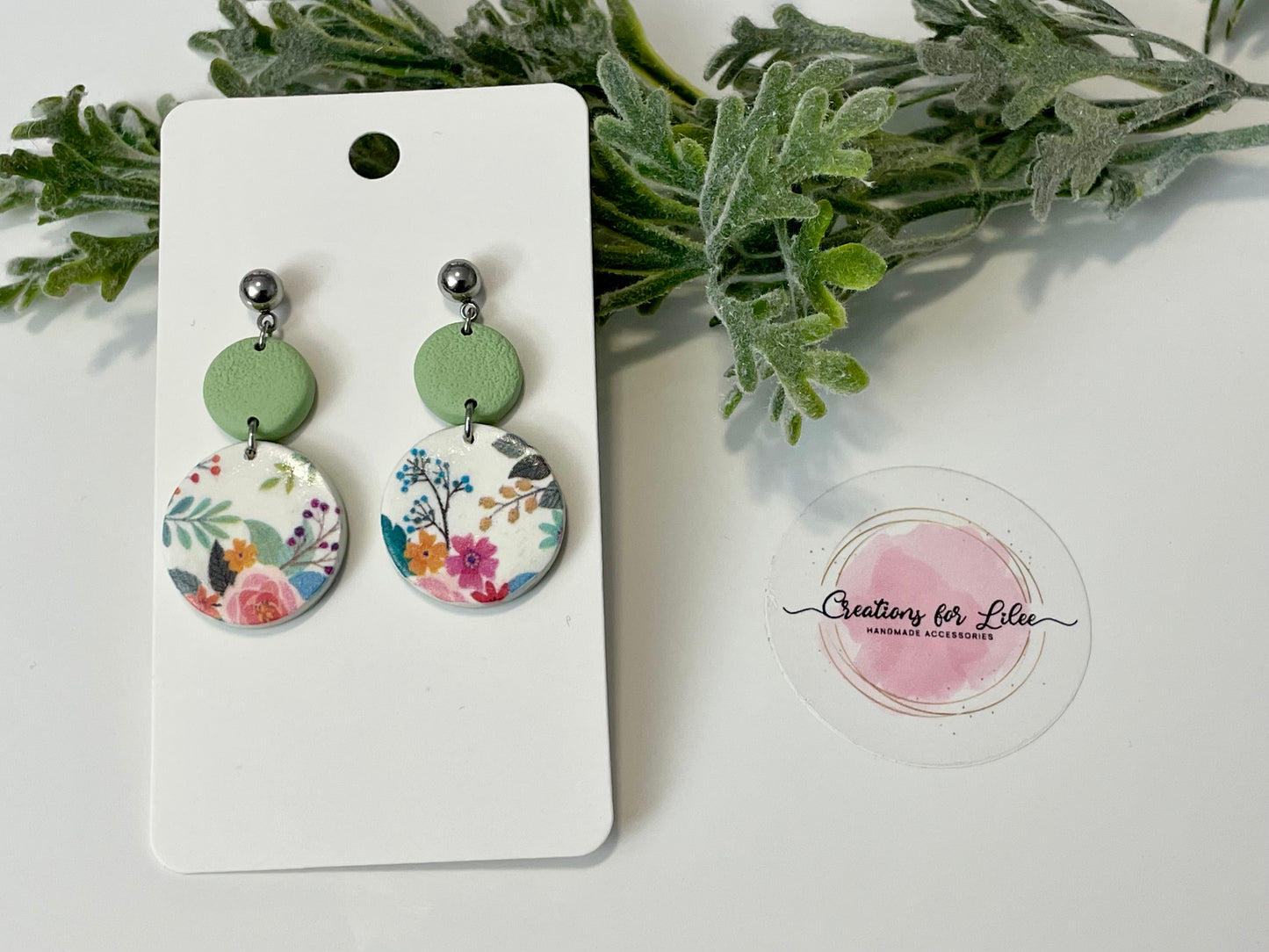 Clay Earrings - Floral Collection