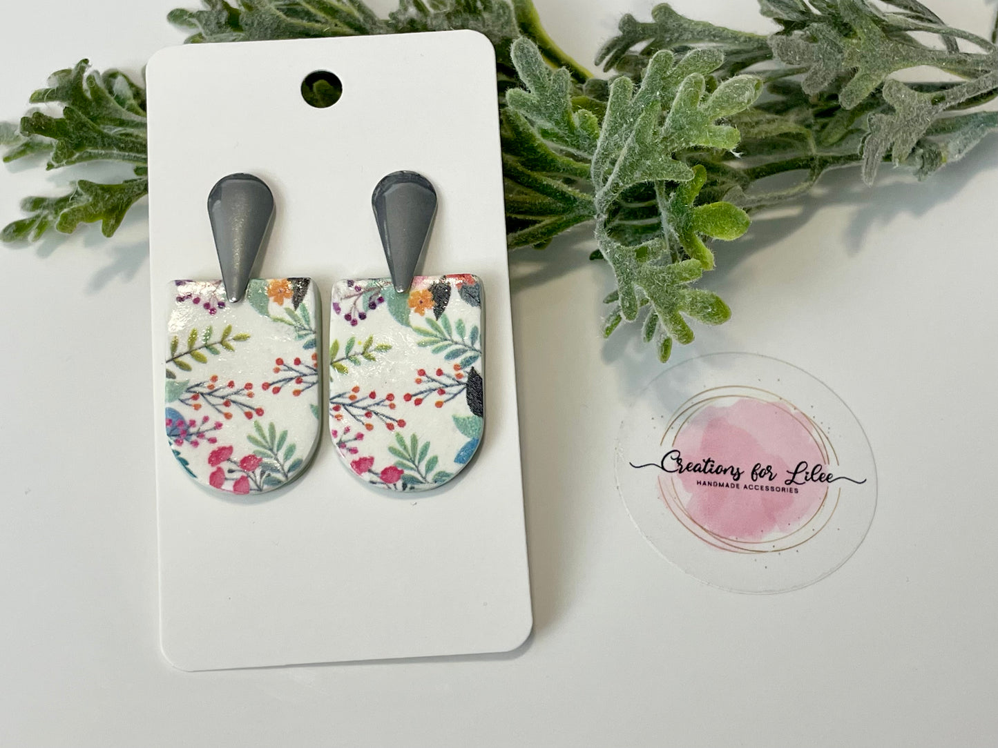 Clay Earrings - Floral Collection