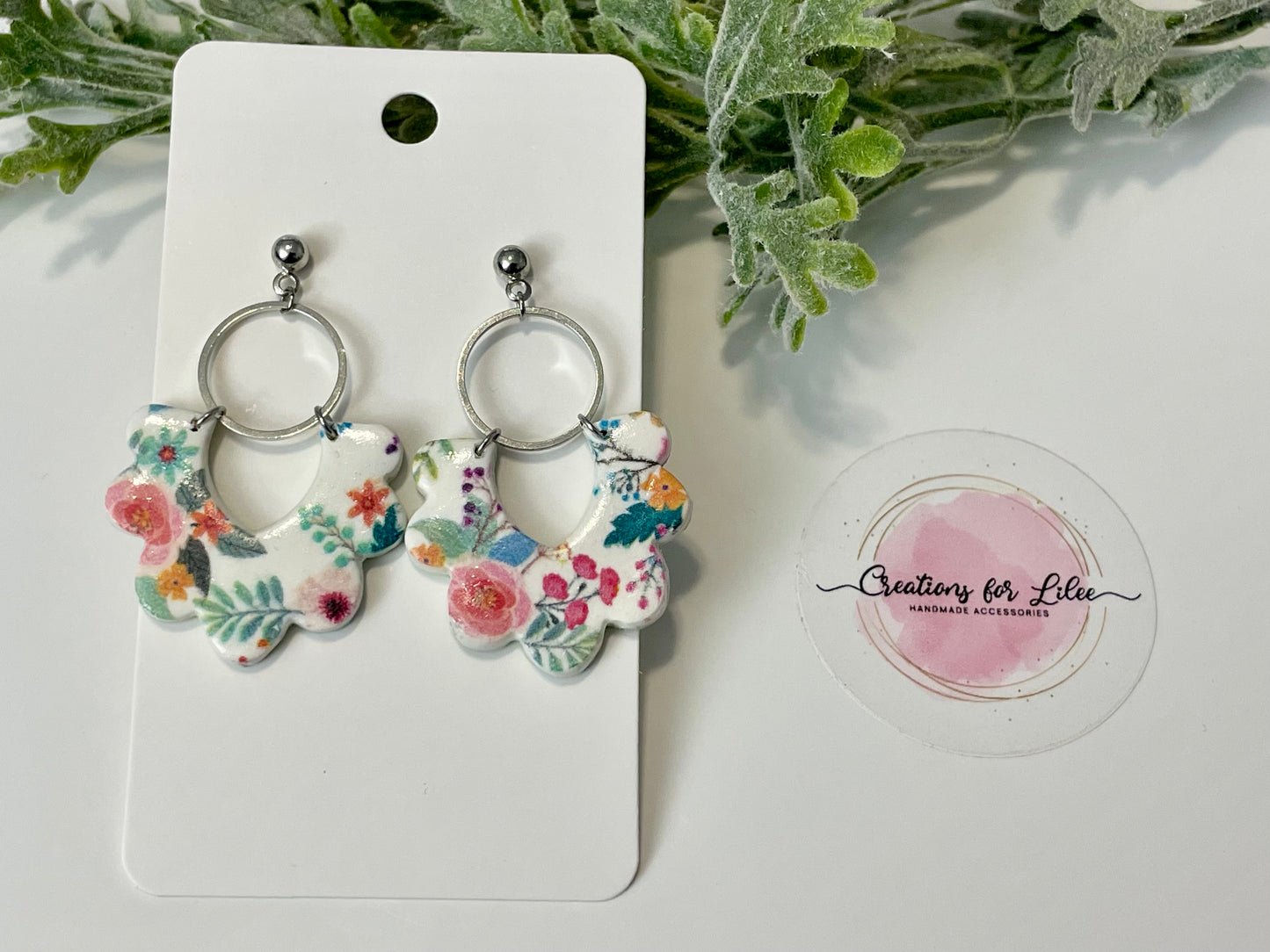 Clay Earrings - Floral Collection