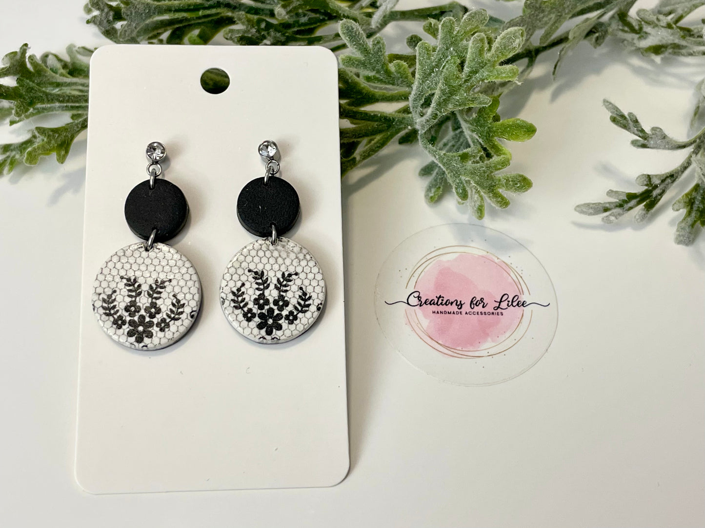 Clay Earrings - Floral Collection
