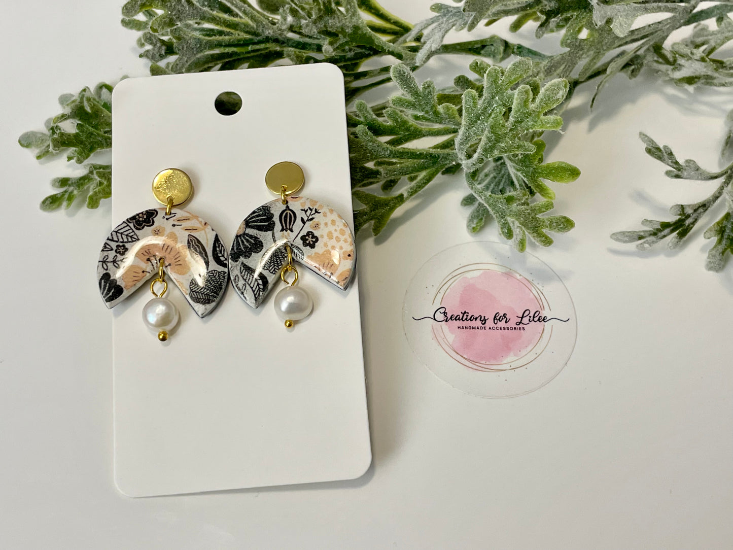 Clay Earrings - Floral Collection