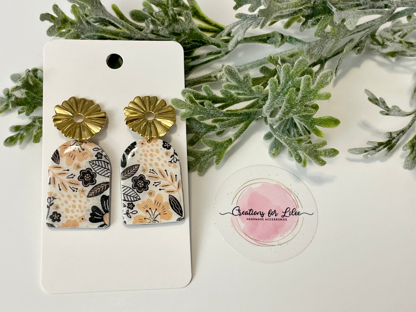 Clay Earrings - Floral Collection