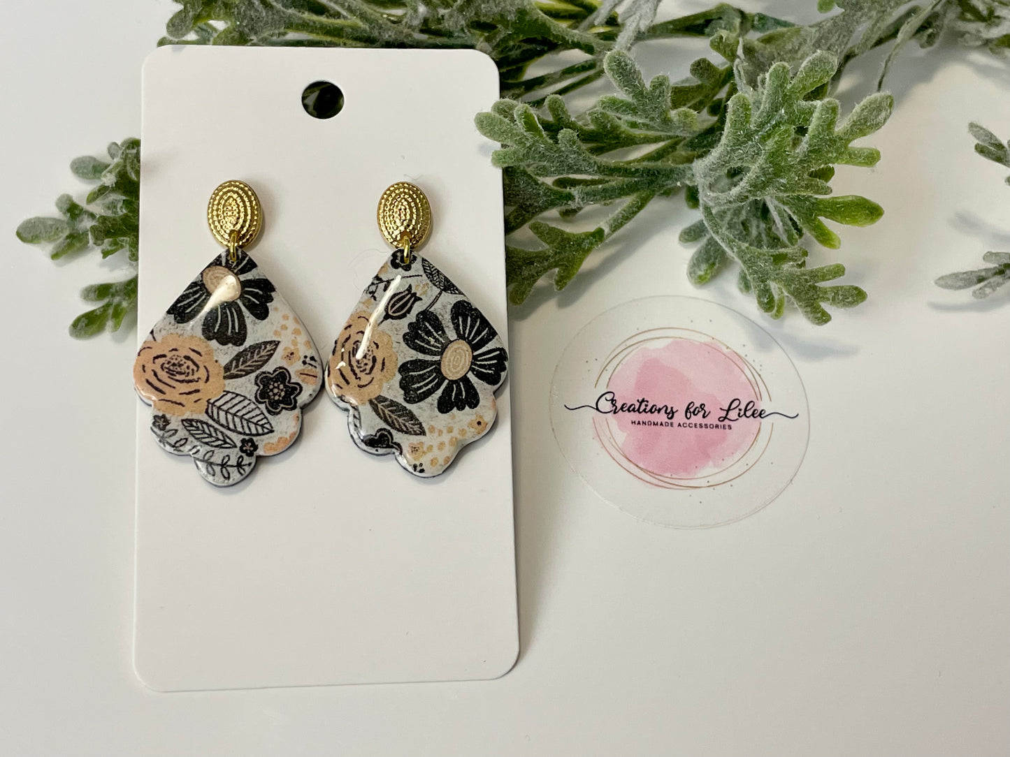 Clay Earrings - Floral Collection