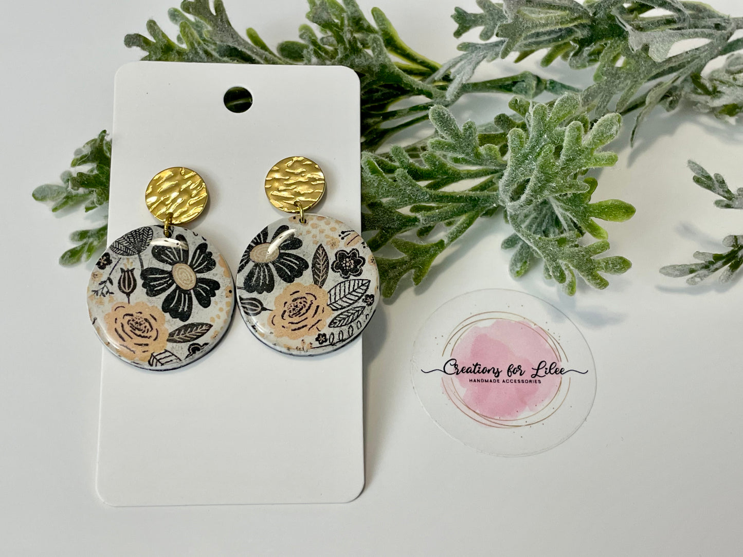 Clay Earrings - Floral Collection