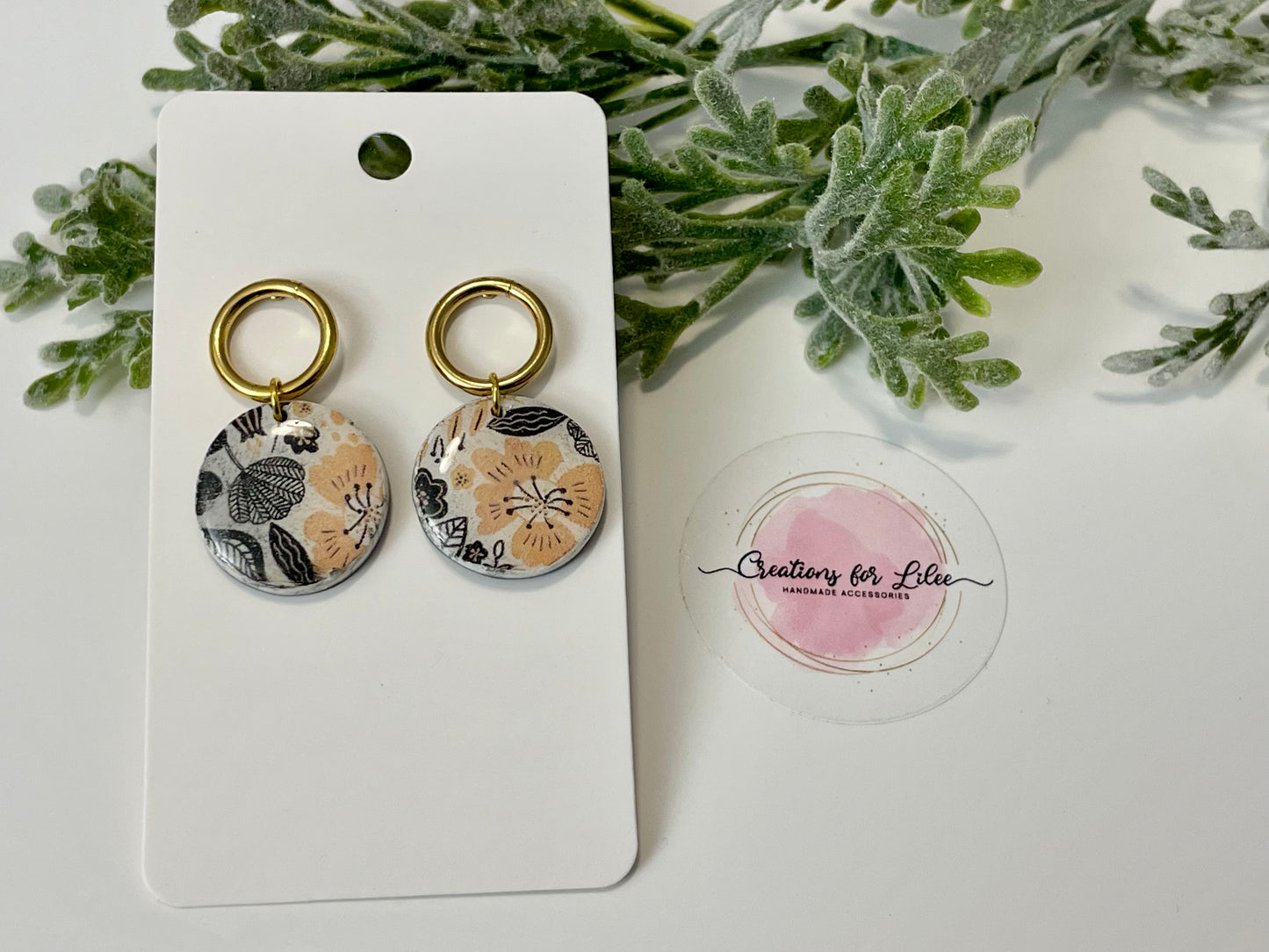 Clay Earrings - Floral Collection