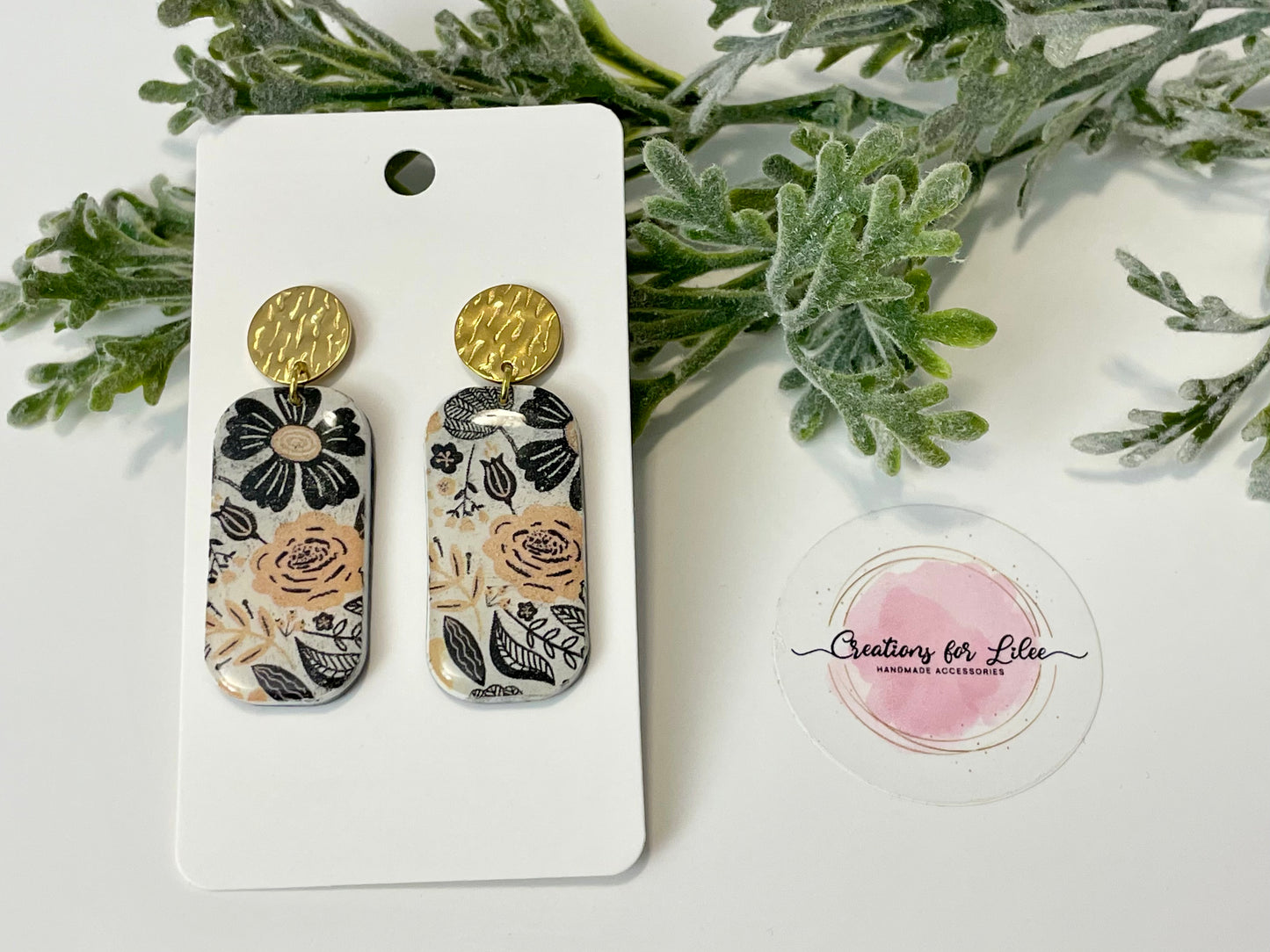 Clay Earrings - Floral Collection