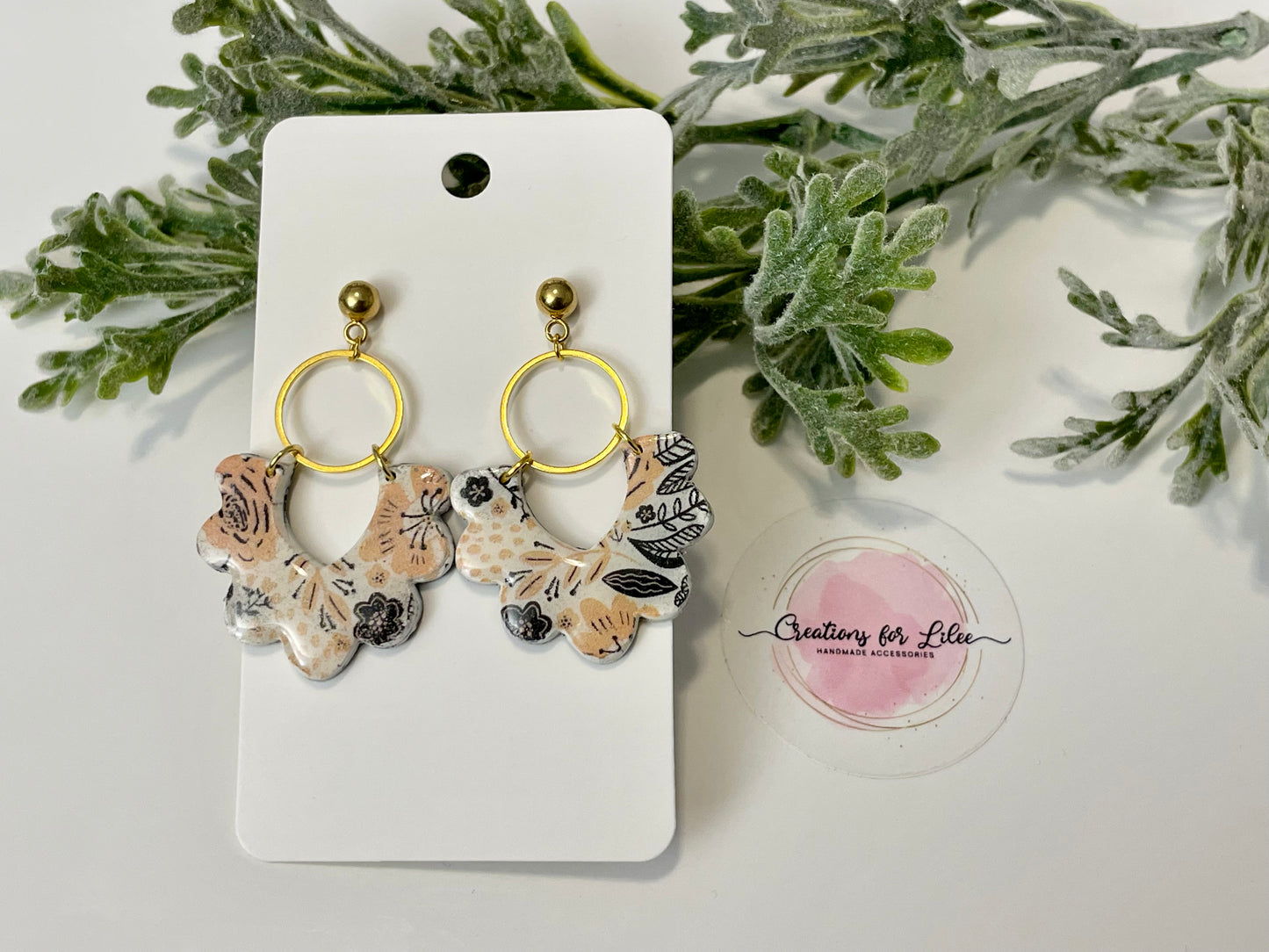 Clay Earrings - Floral Collection