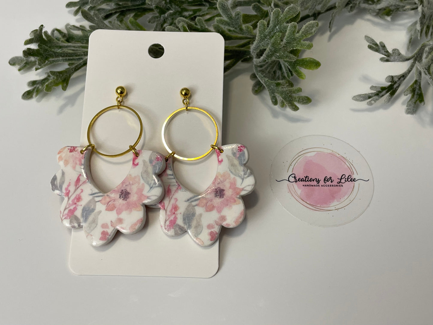 Clay Earrings - Floral Collection