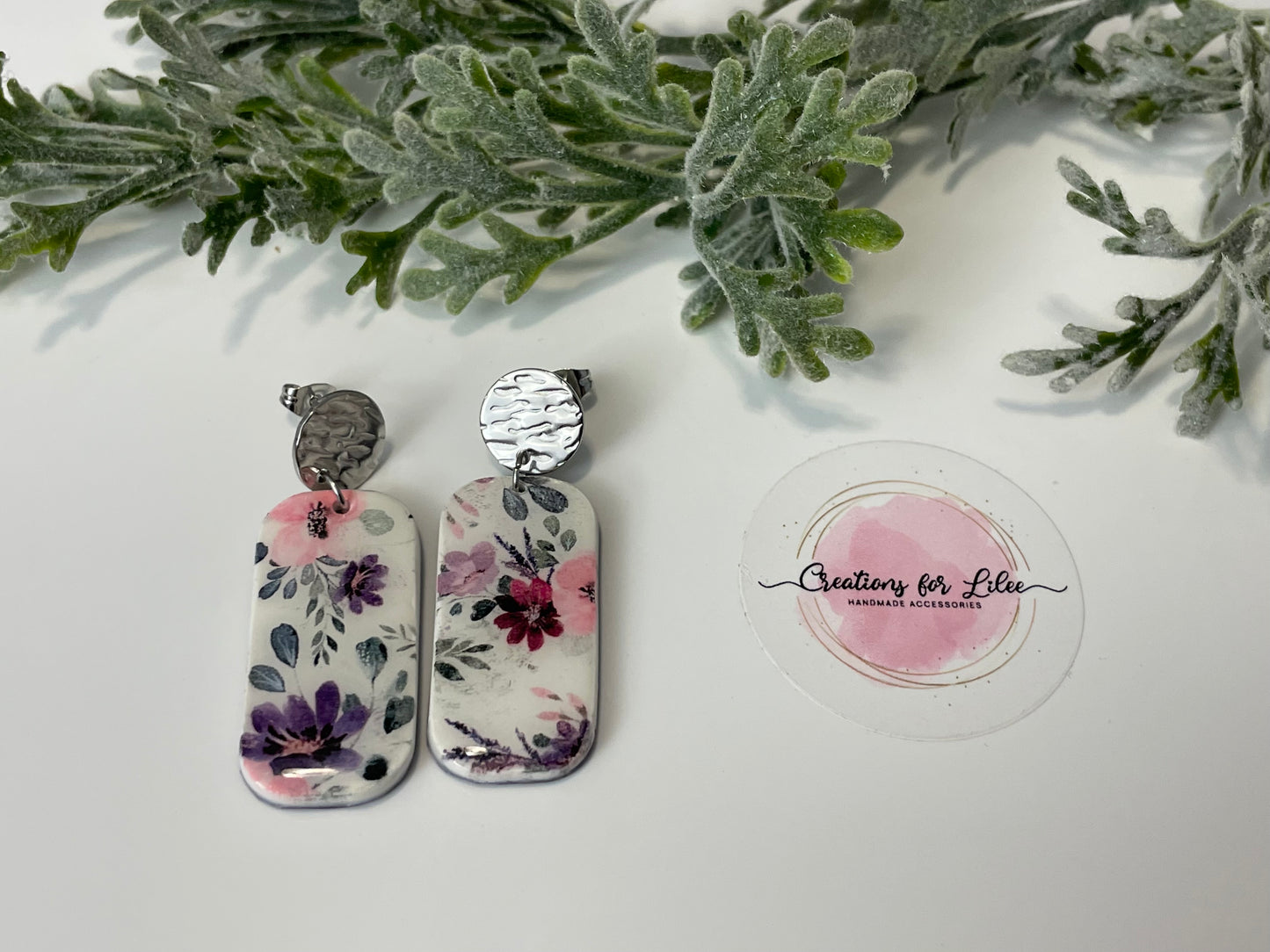 Clay Earrings - Floral Collection