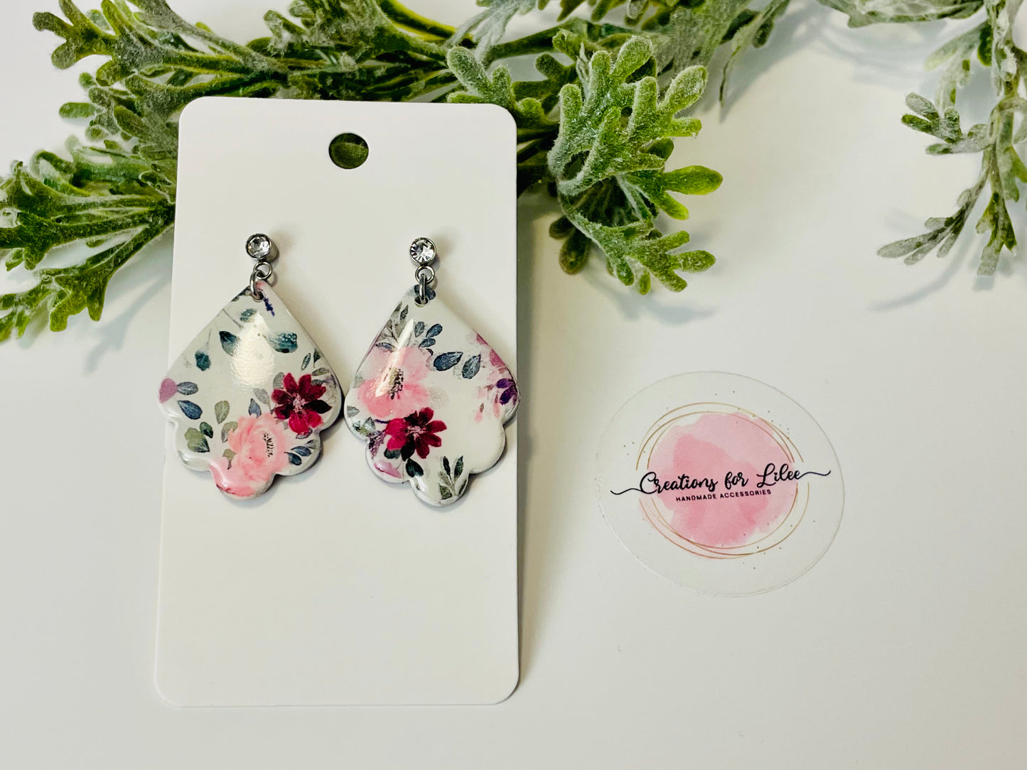Clay Earrings - Floral Collection