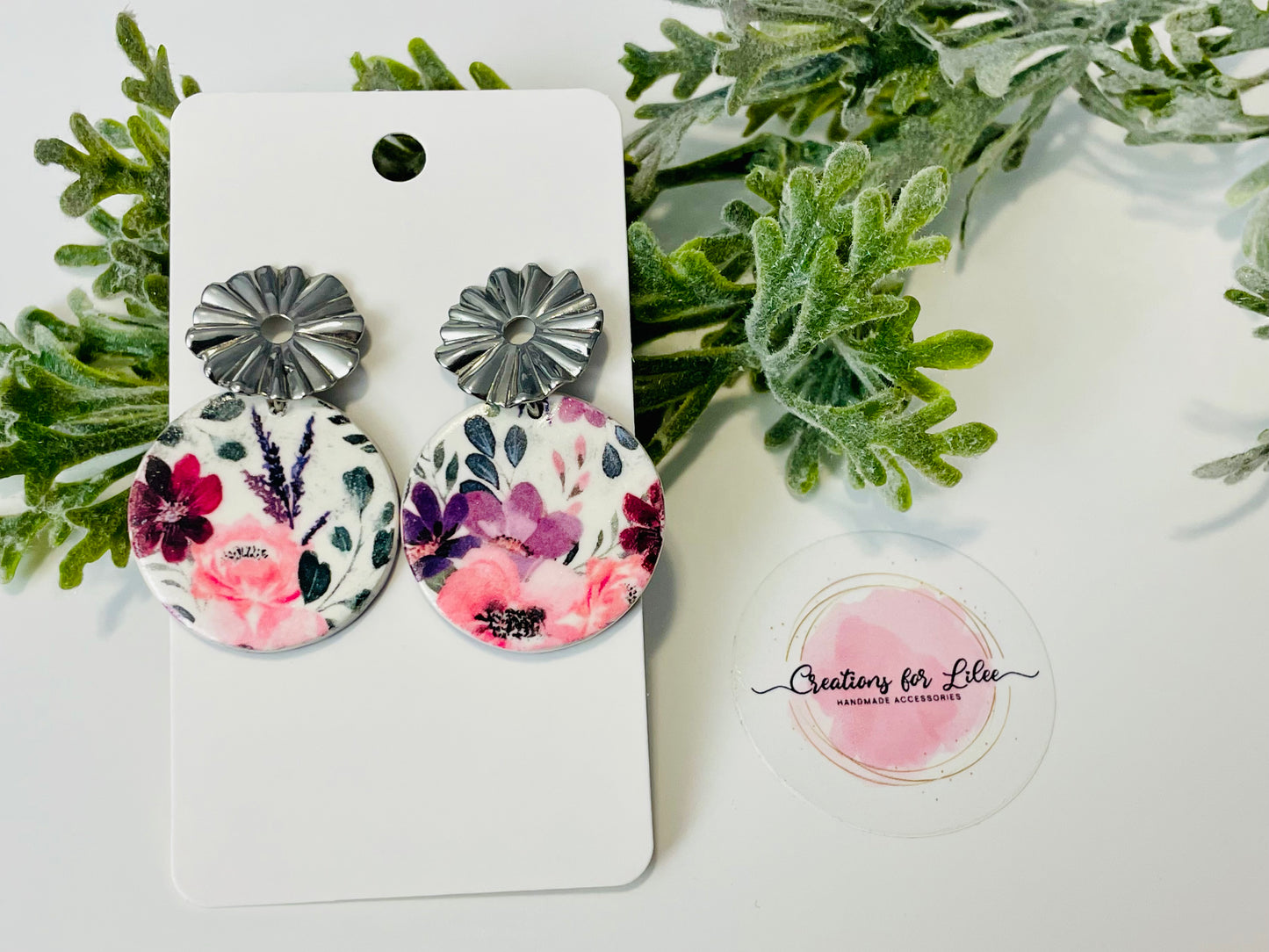 Clay Earrings - Floral Collection