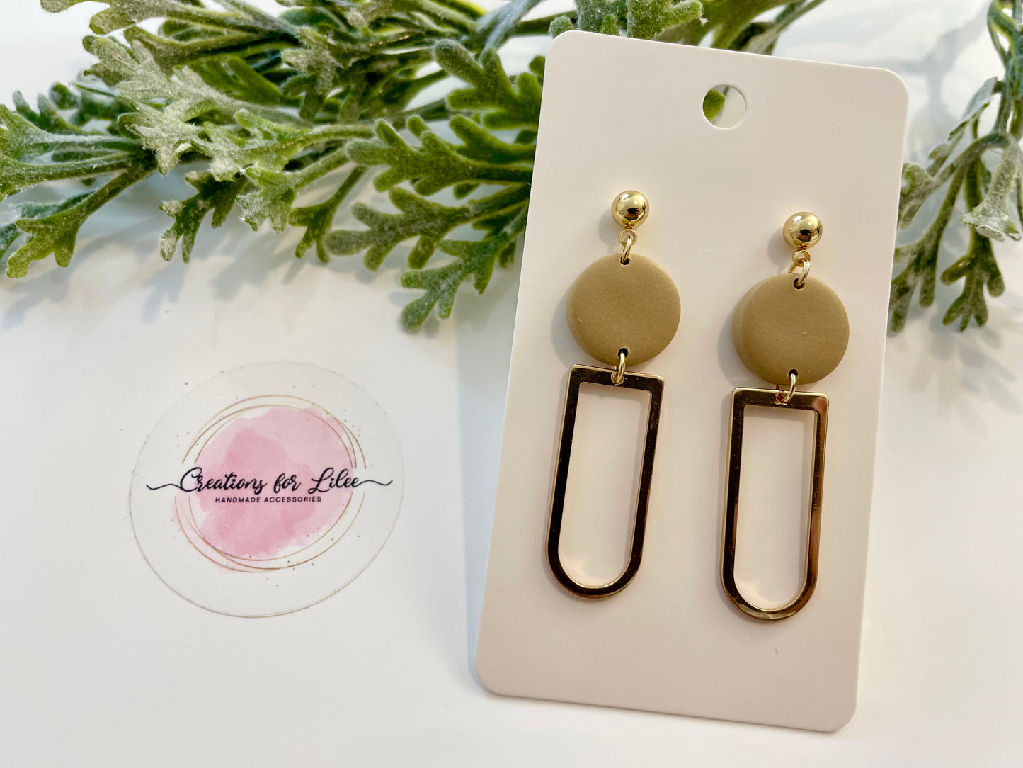 Clay Earrings - Neutral Collection