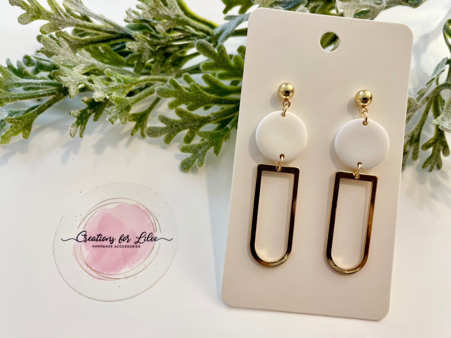 Clay Earrings - Neutral Collection