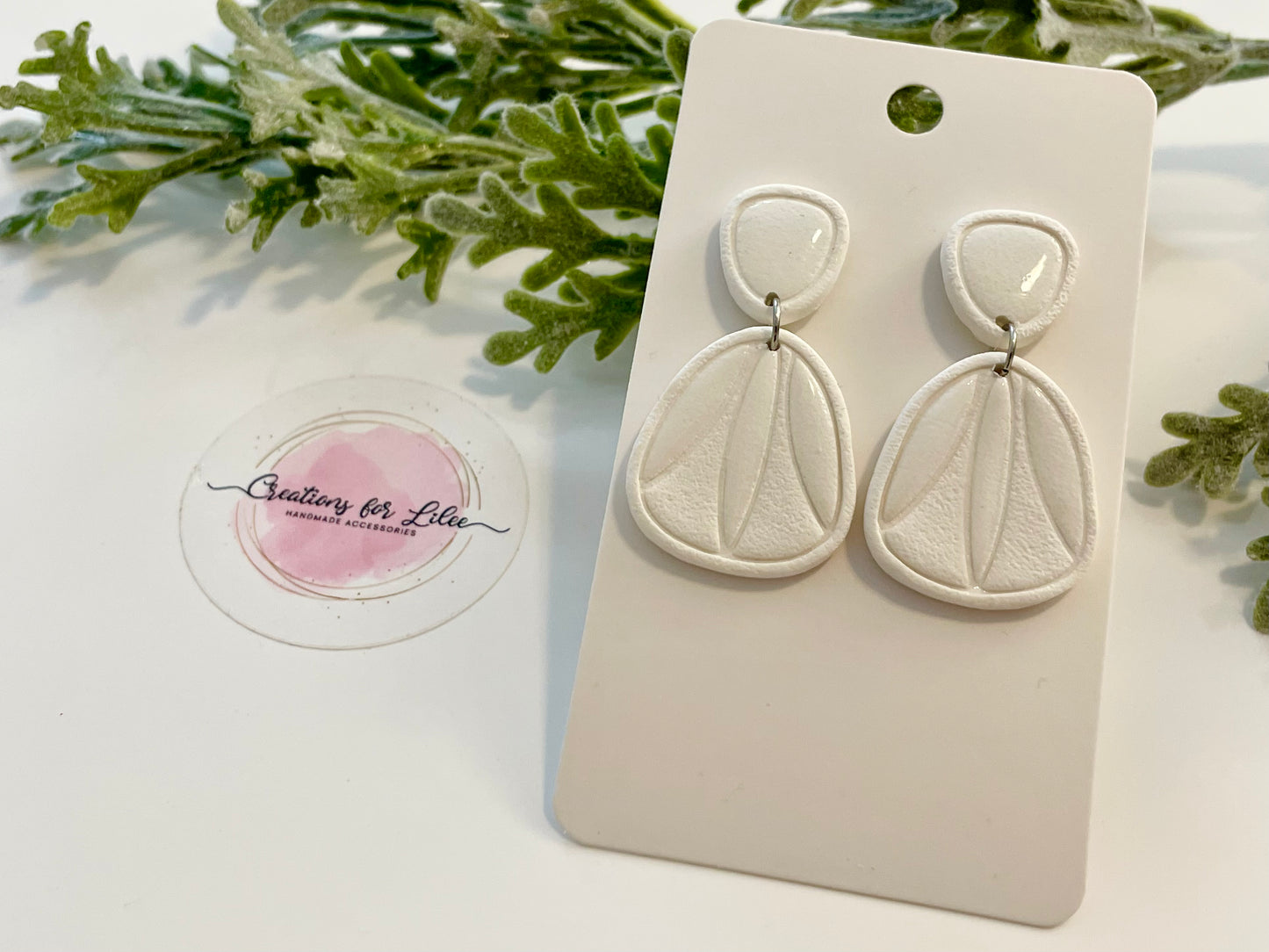 Clay Earrings - Neutral Collection