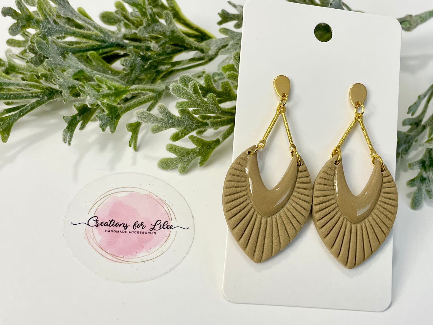 Clay Earrings - Neutral Collection